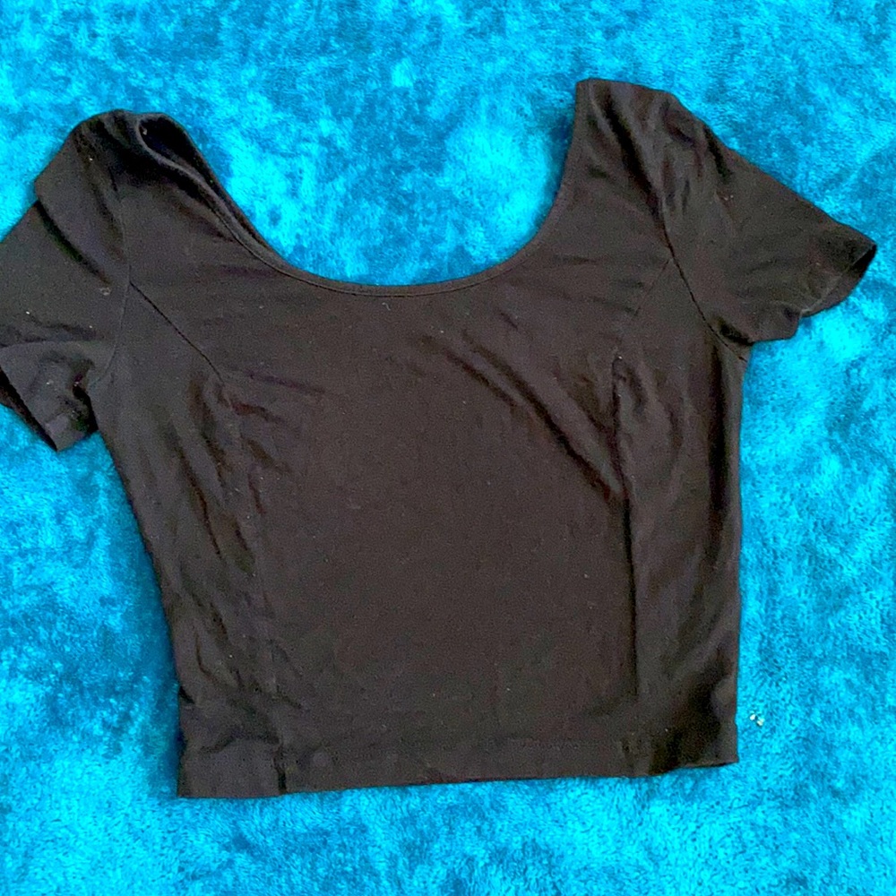 Black Crop Top